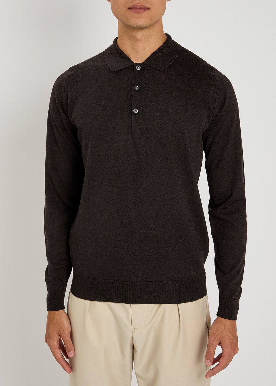 John Smedley Belper Wool Polo Shirt
