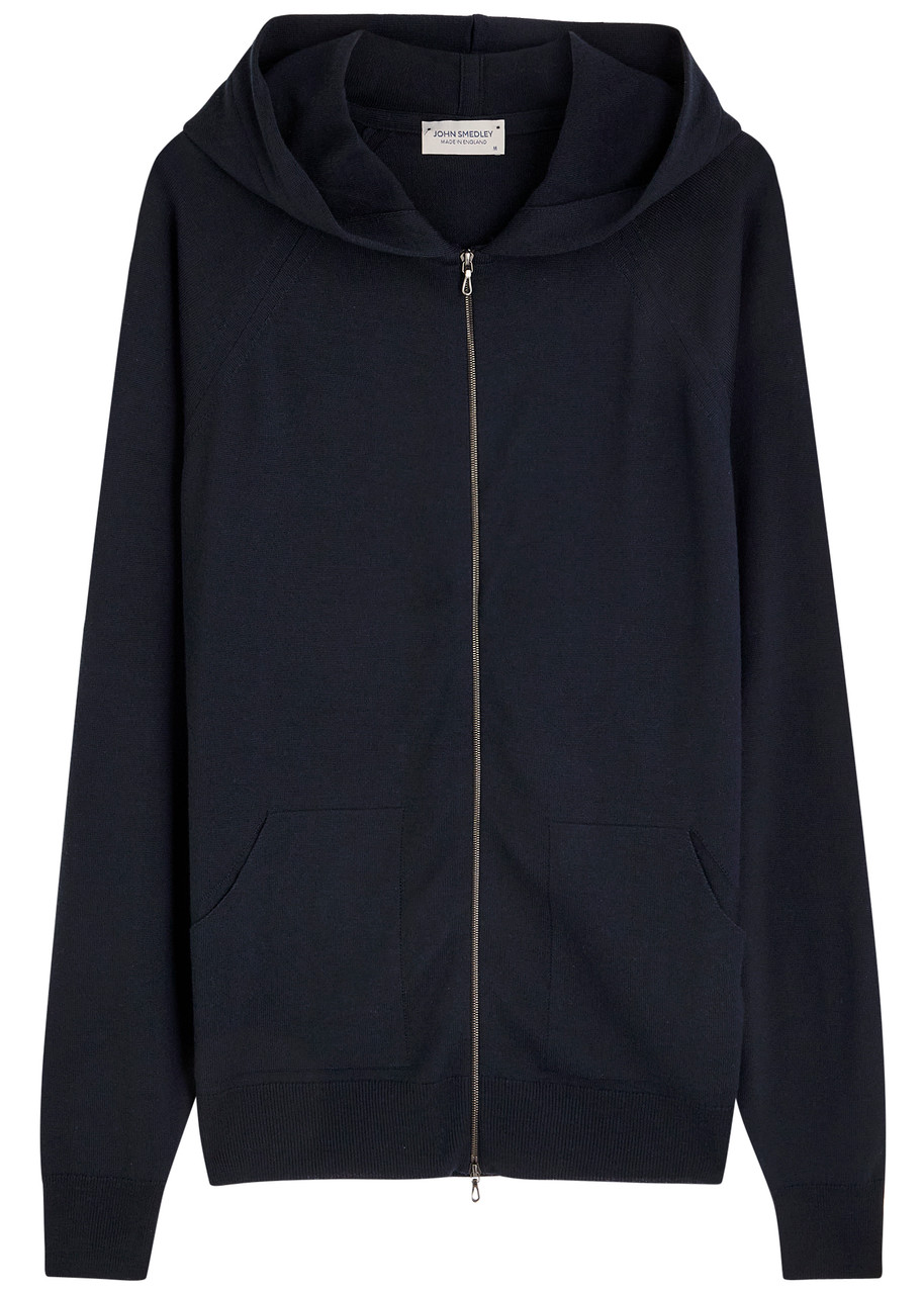 John Smedley Carty Hooded Wool Sweatshirt