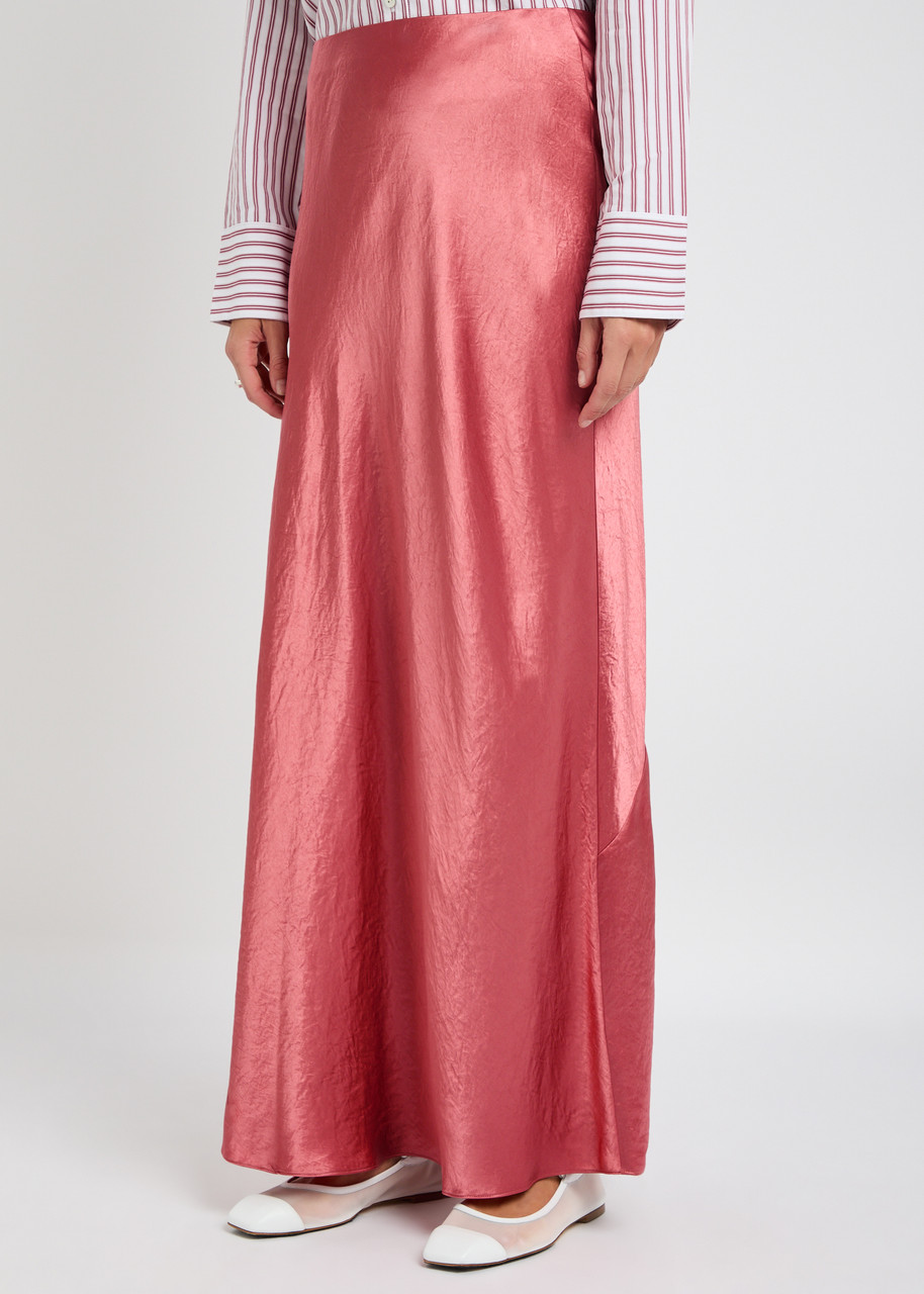 Vince Satin Maxi Skirt