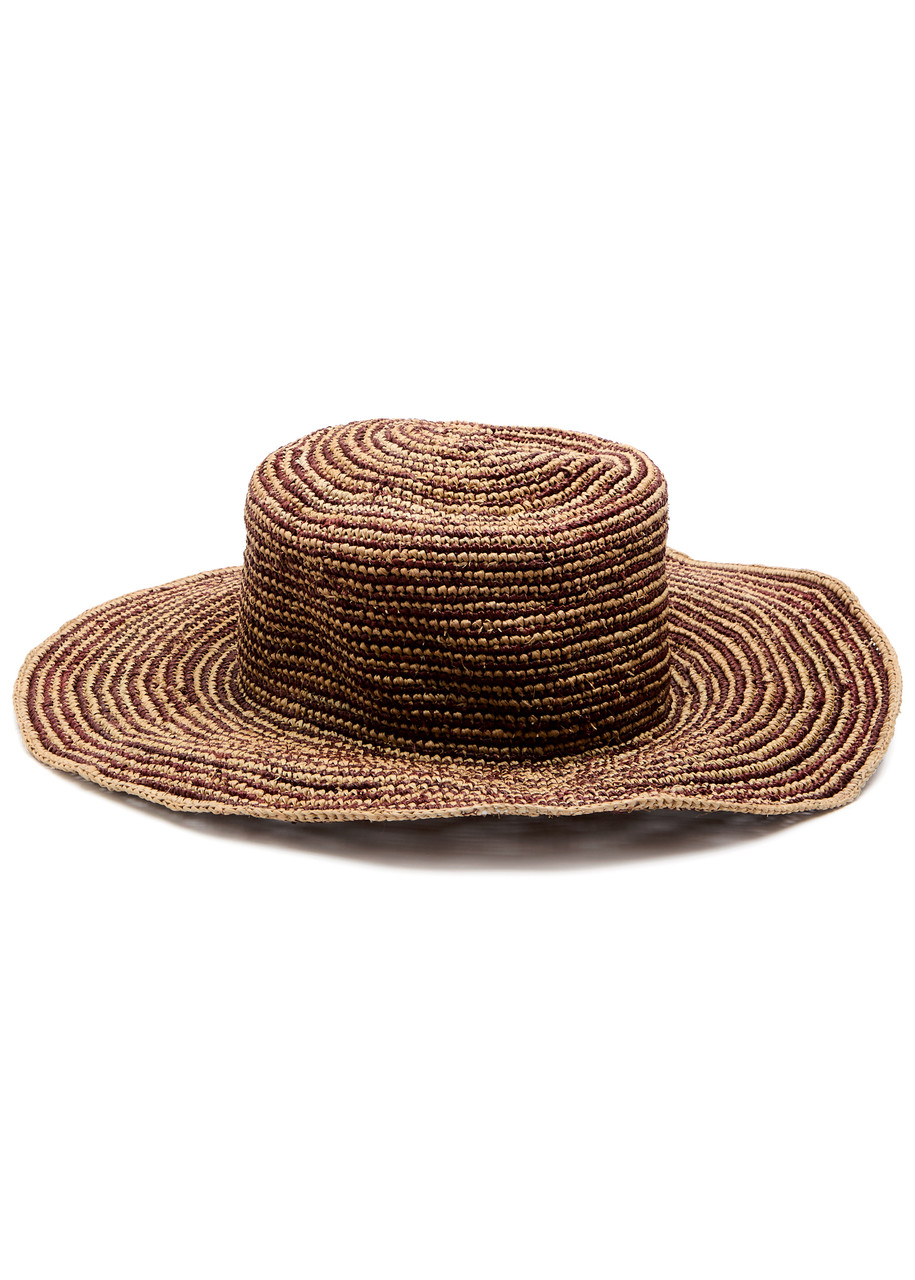 Sensi Studio Moldeable Crochet Straw Hat