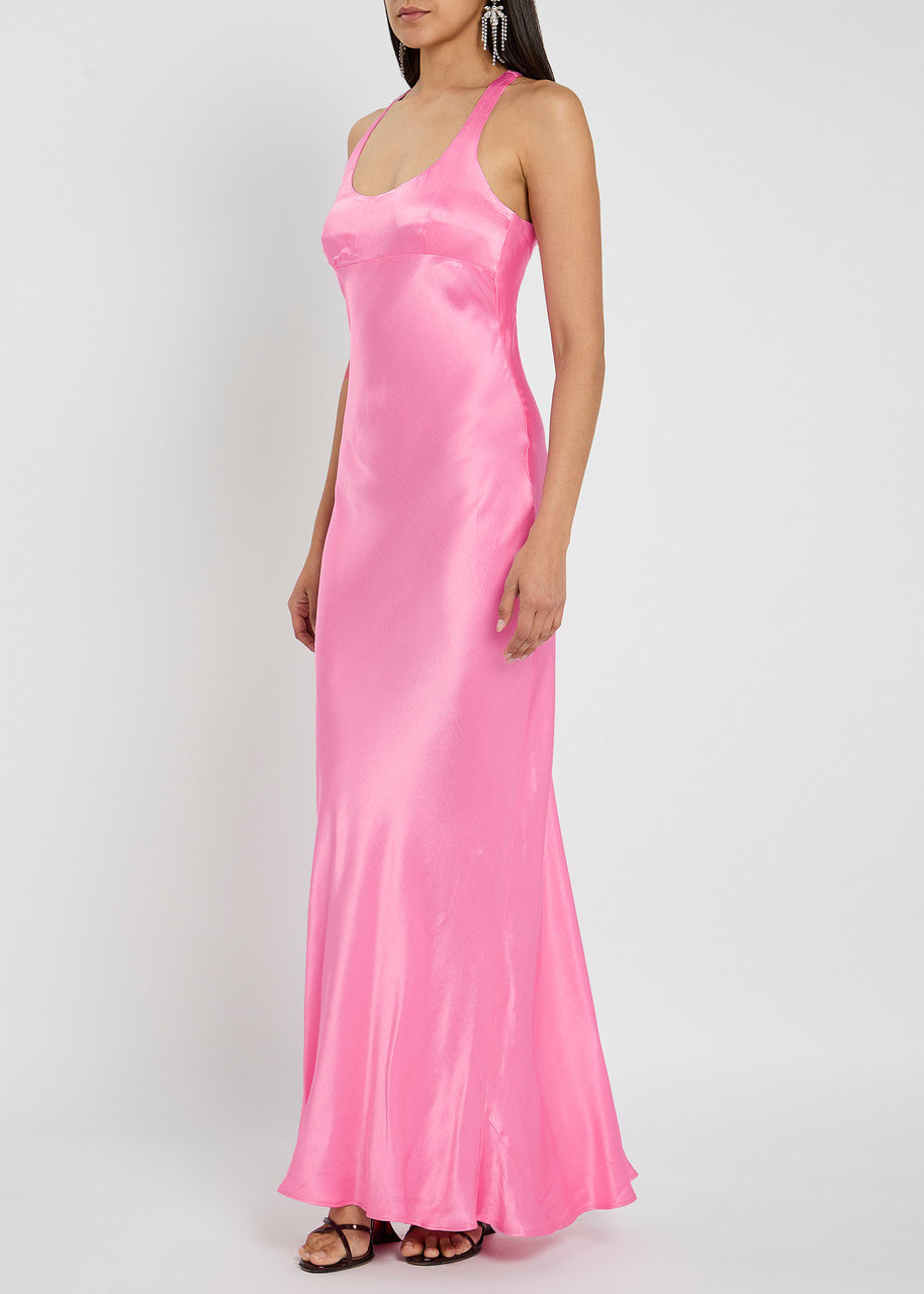 Bec & Bridge Maxina Satin Maxi Dress
