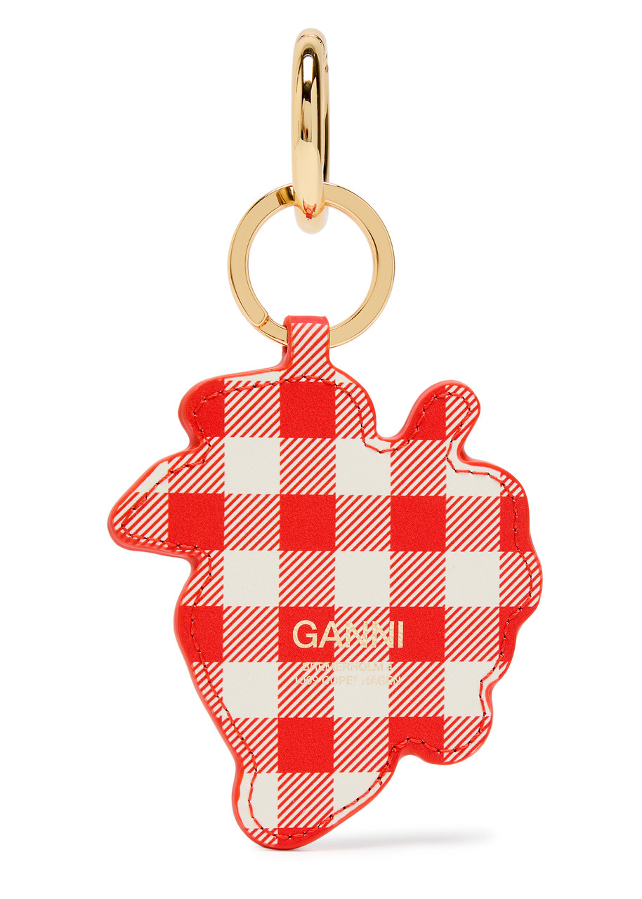  Ganni Grape Leather Keyring - Multicoloured - One Size 