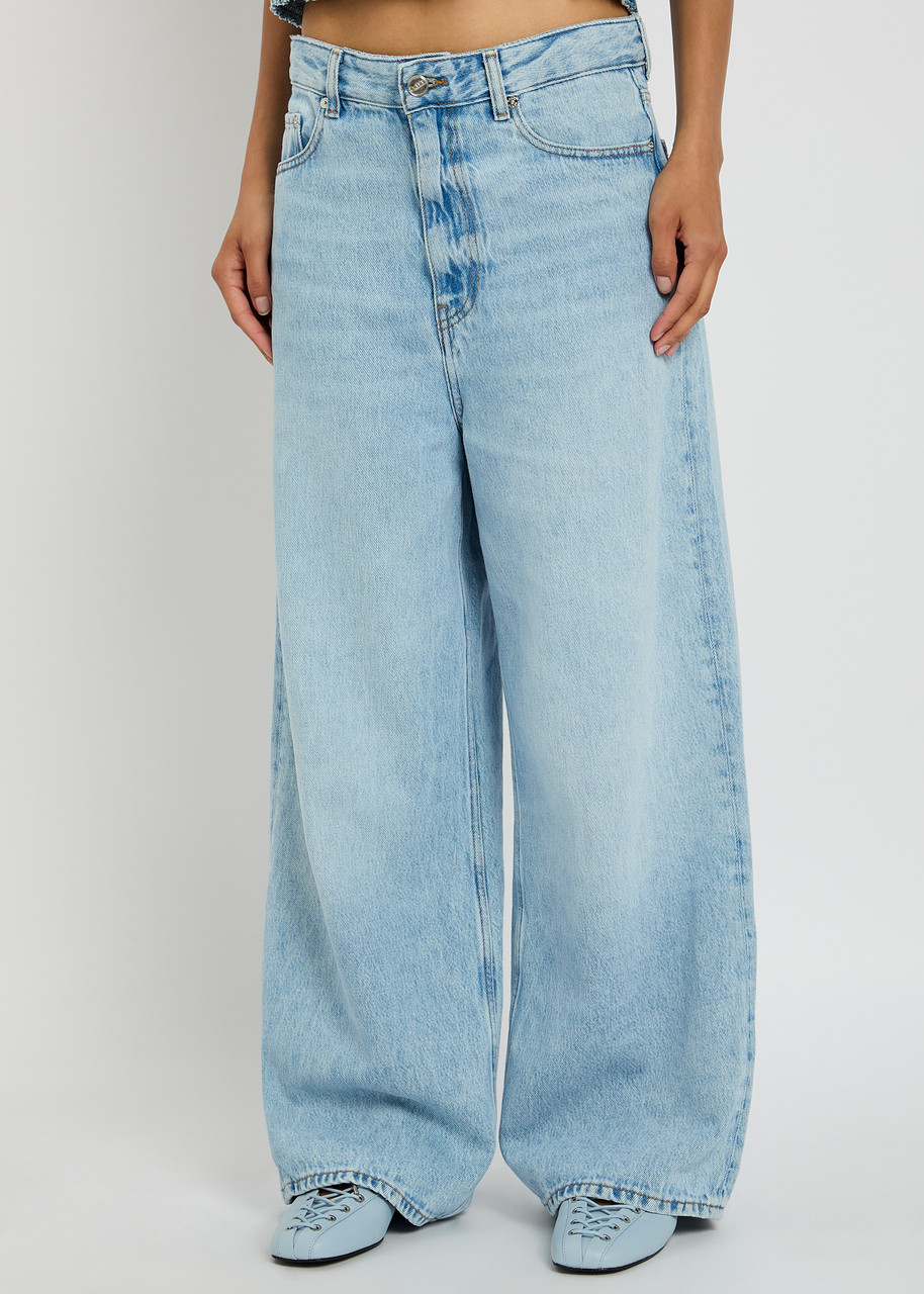 Ganni Baggy Wide-leg Jeans