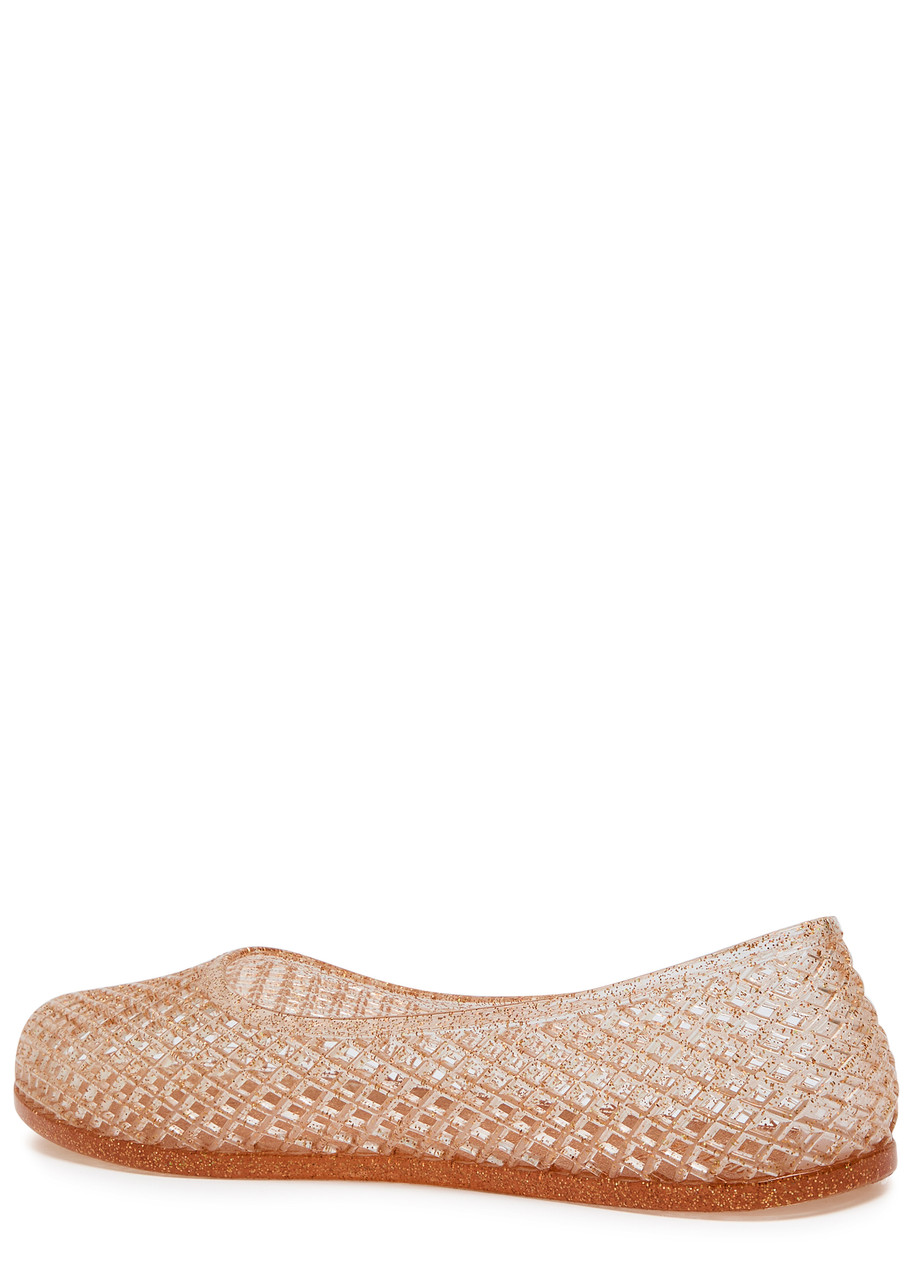 Ancient Greek Sandals Iro Glitter Rubber Ballet Flats