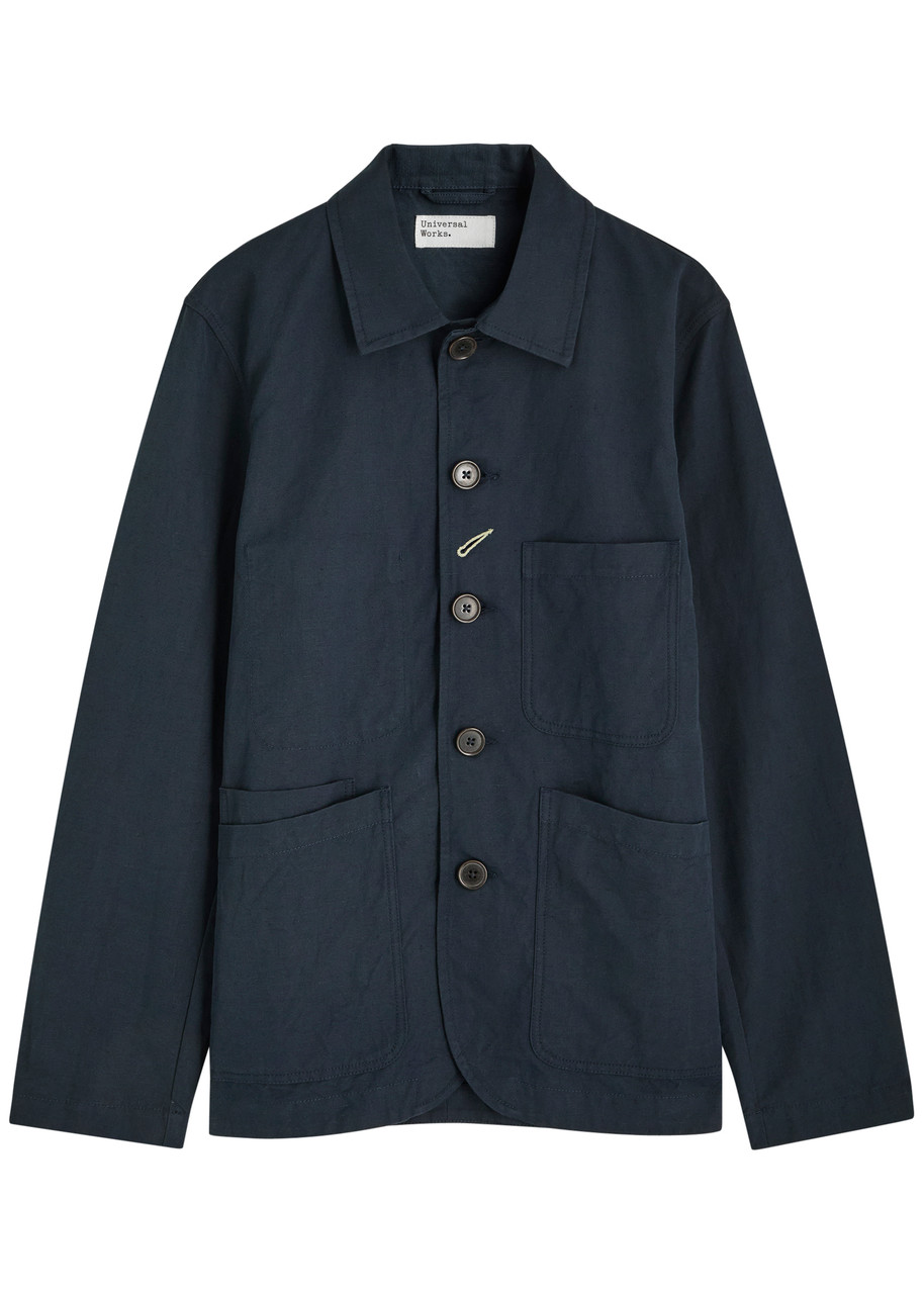 Universal Works Bakers Linen-blend Overshirt Jacket