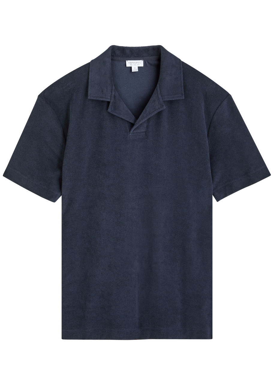 Sunspel Terry Polo Shirt Cotton Polo Shirt