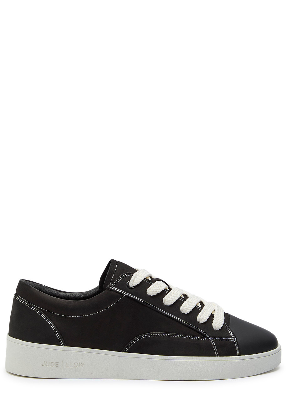 Jude Llow Nico Panelled Nubuck Leather Sneakers