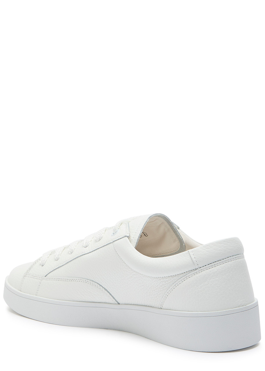 Jude Llow Nico Panelled Nubuck Leather Sneakers In White