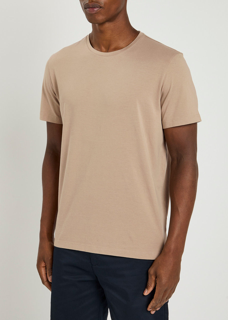 Paige Mens Smoked Oak Sorden Short-sleeves Cotton-jersey T-shirt