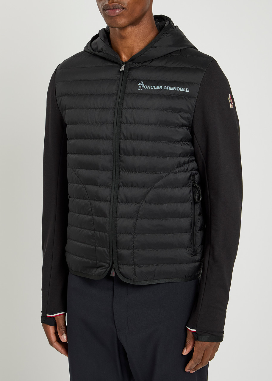 Moncler Grenoble Panelled Cotton-blend And Shell Jacket