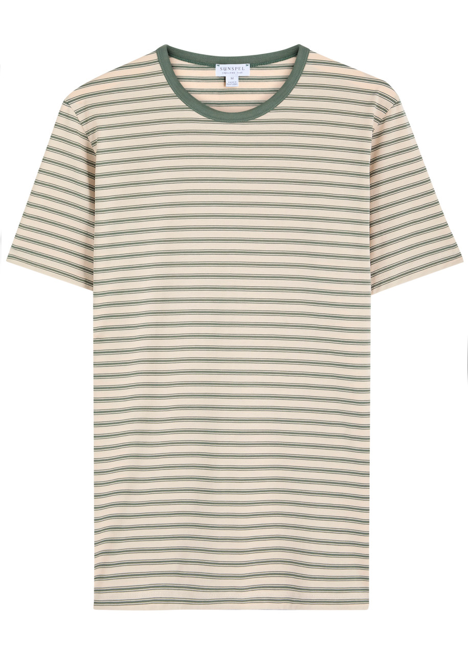 Sunspel Striped Cotton T-shirt