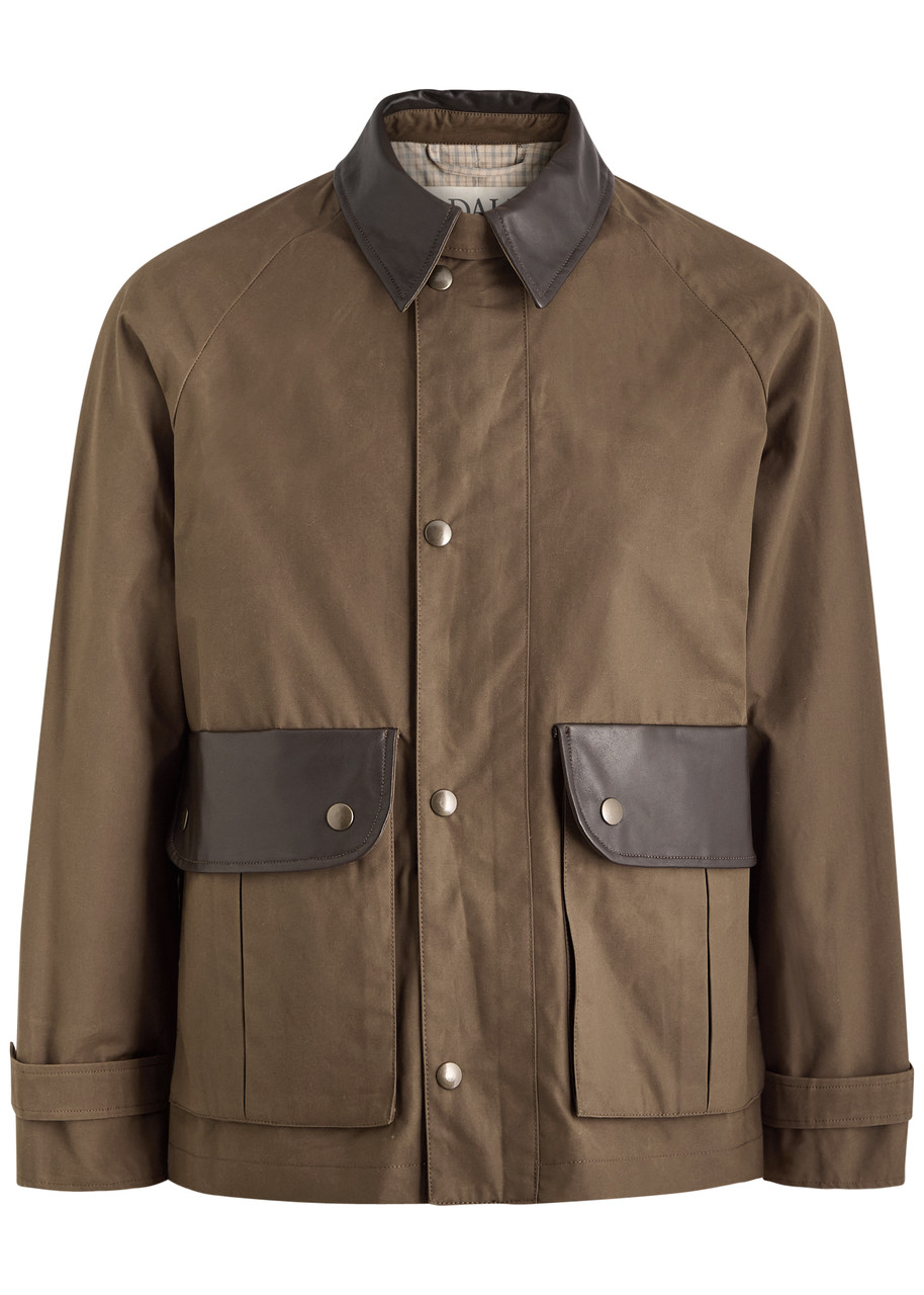 SS Daley Theodore Waxed Cotton Jacket - Brown - S