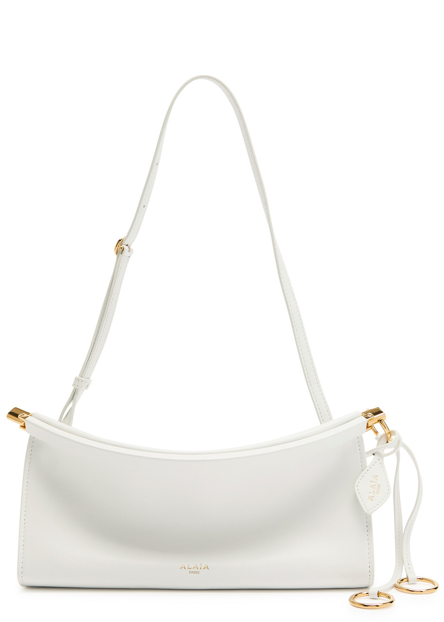 Alaïa East West S White Calf Leather Bag