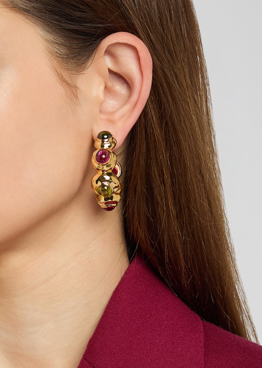 Joanna Laura Constantine Statement 18kt Gold-plated Hoop Earrings