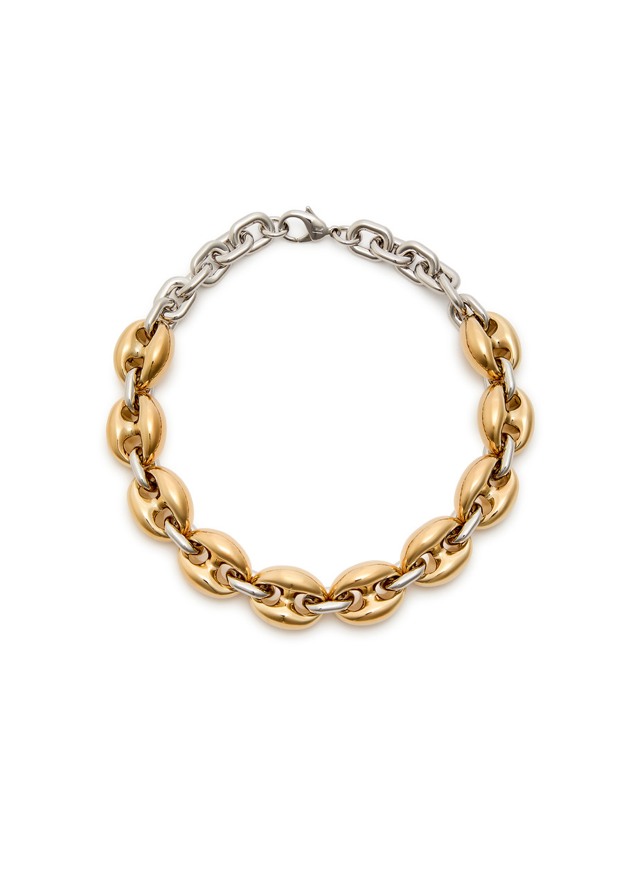 Rabanne Two-tone Chain Link Necklace