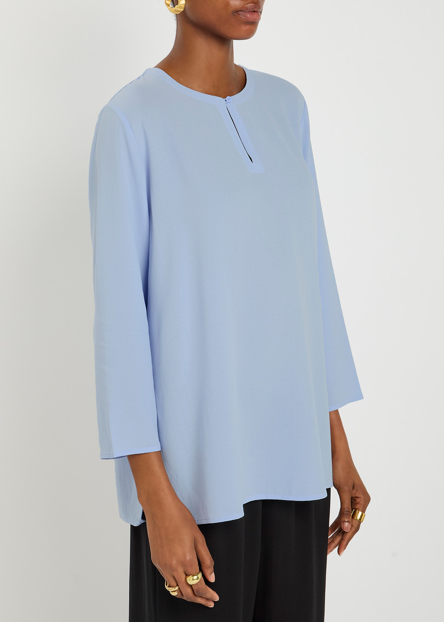 Eileen Fisher Silk-crepe Top