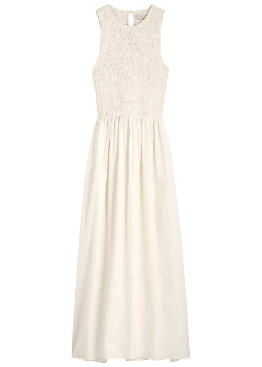 Faithfull The Brand Alena Cotton Maxi Dress - White - XL (UK16 / XL)