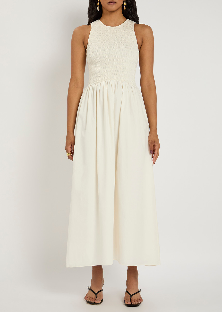 Faithfull The Brand Margot Smocked Maxi Dress