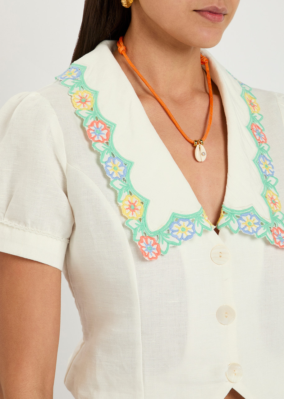 Eliou Cabo Shell Cord Necklace