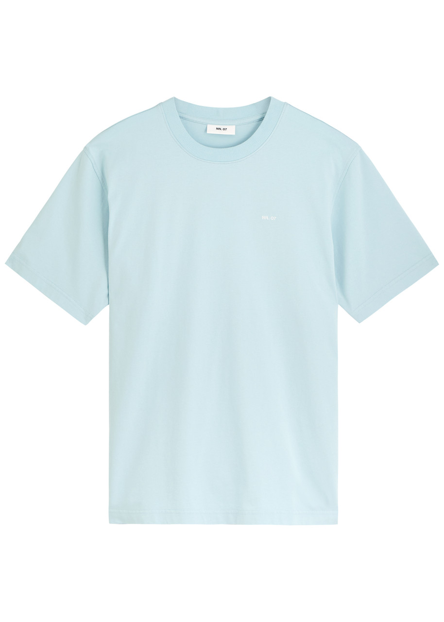 Nn07 Adam 3209 Logo-embroidered Pima Cotton-jersey T-shirt