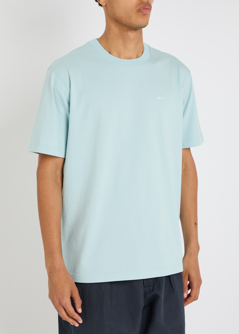 Nn07 Adam 3209 Logo-embroidered Pima Cotton-jersey T-shirt