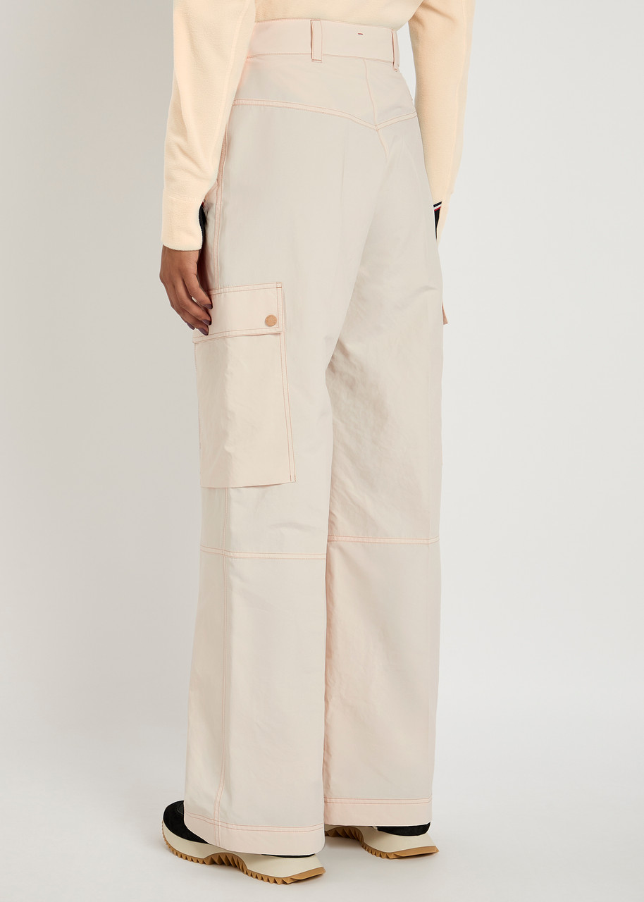  Moncler Shell Cargo Trousers - Ivory - M (uk 12 / M) 