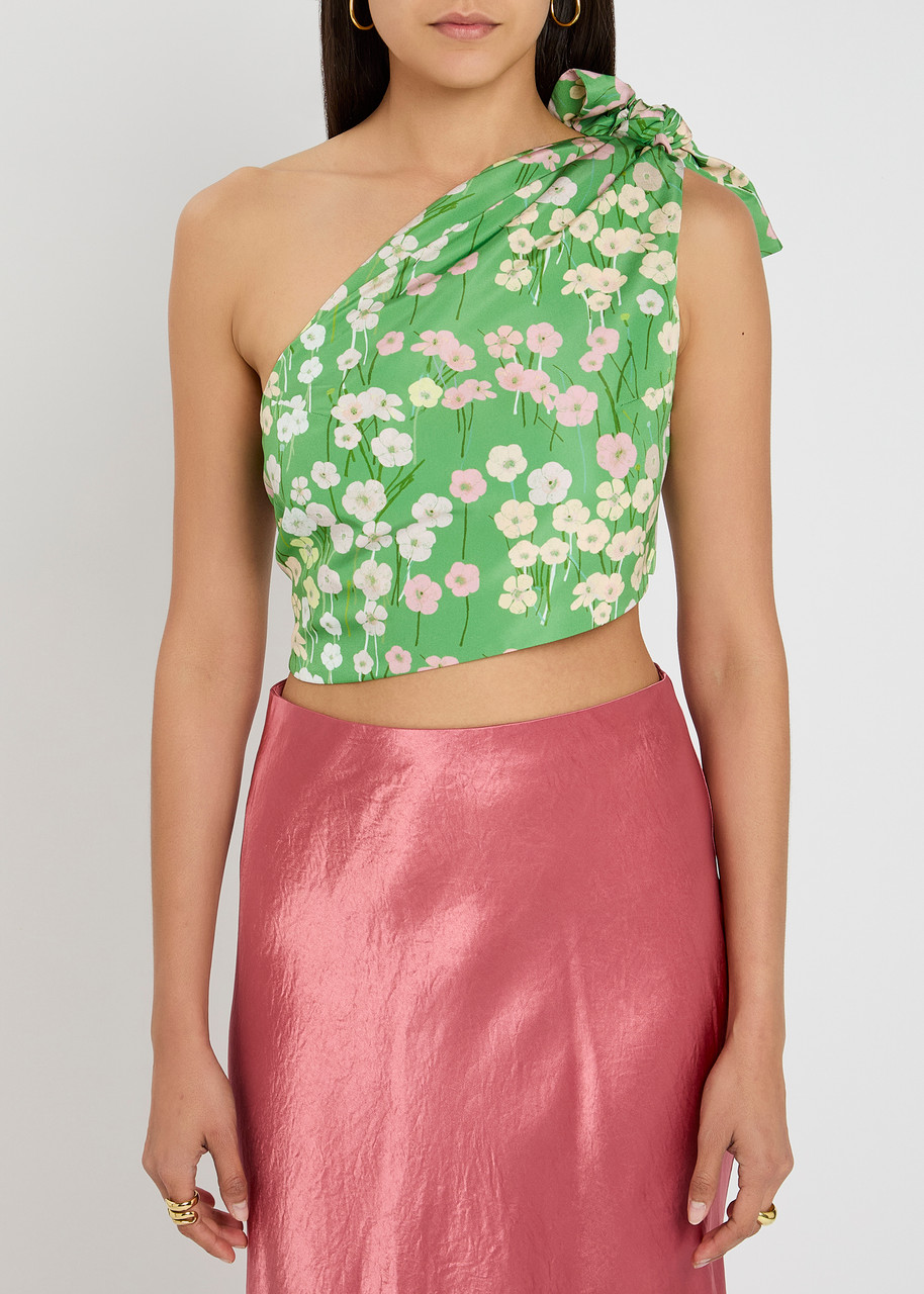 Bernadette Carlotta Floral-print Shell Top
