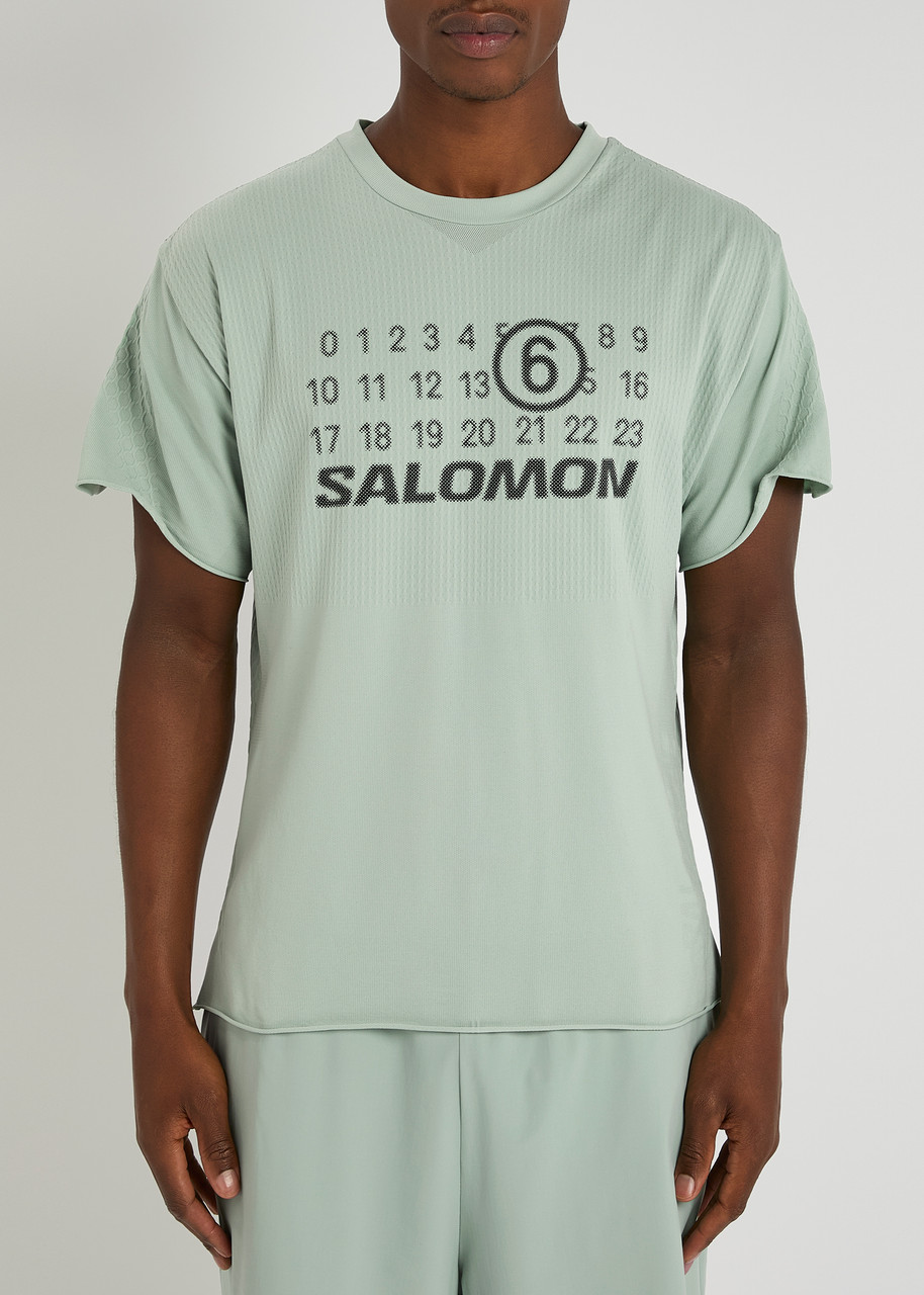 Mm6 X Salomon Logo-printed Stretch-jersey T-shirt