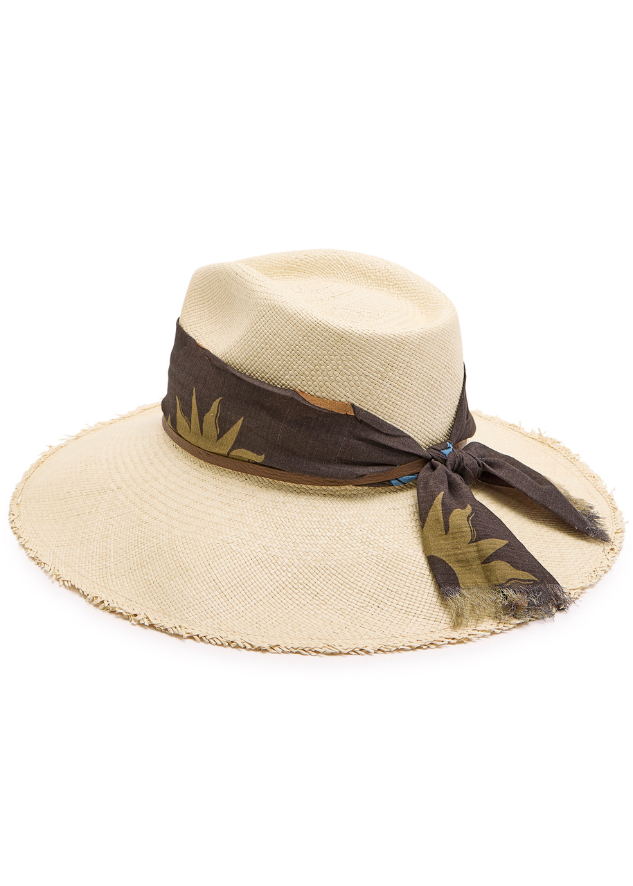  Sensi Studio Aguacate Straw Sun Hat - Natural - L 