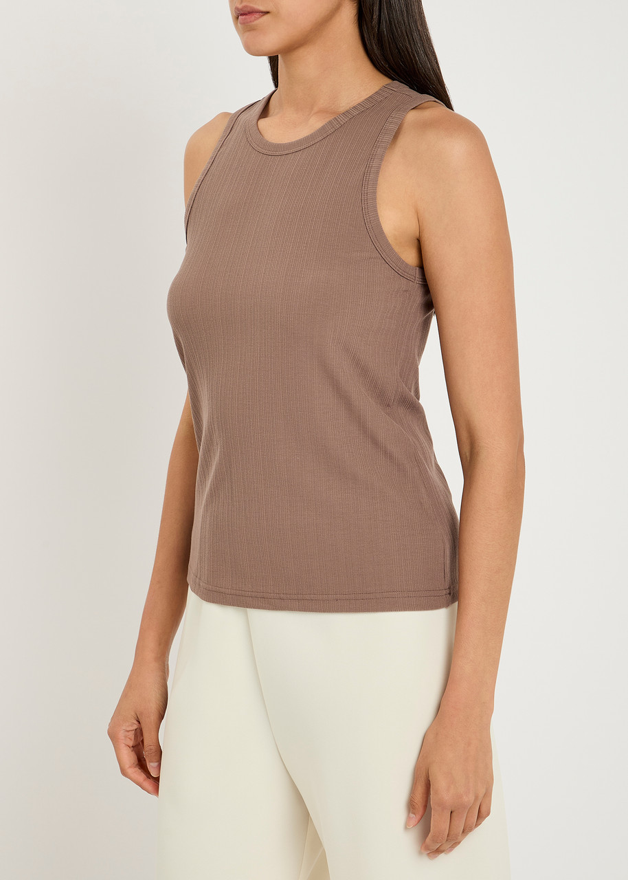 Varley Thurman Ribbed Stretch-jersey Tank