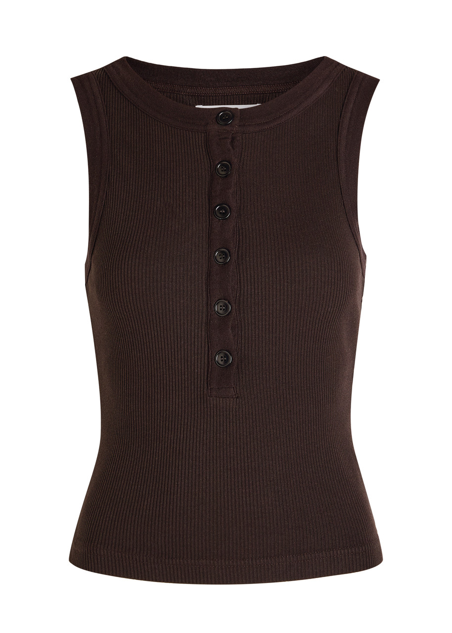 Citizen Of Humanity Caralyn Tank In Chocolate In Brown