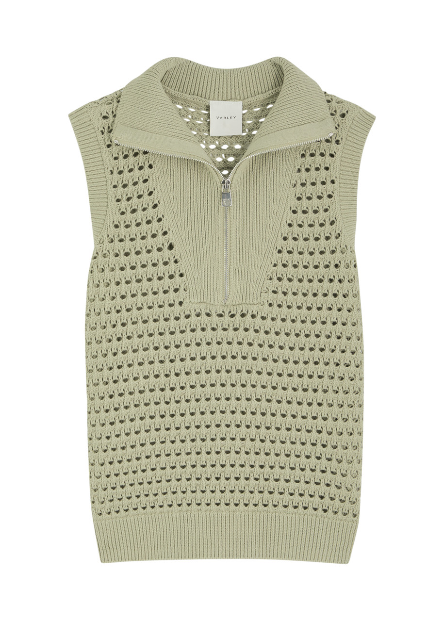 Varley Bains Half-zip Knit Vest