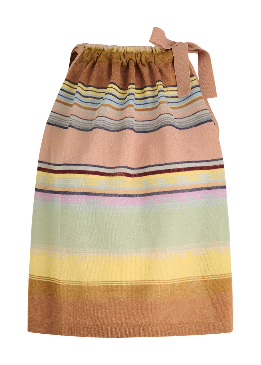 Zimmermann Coco Stripe Fine-knit Top In Multi