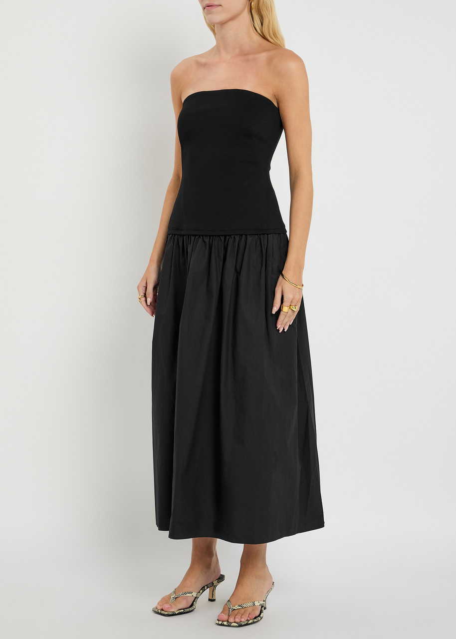 Rag & Bone Irina Strapless Gathered Maxi Dress