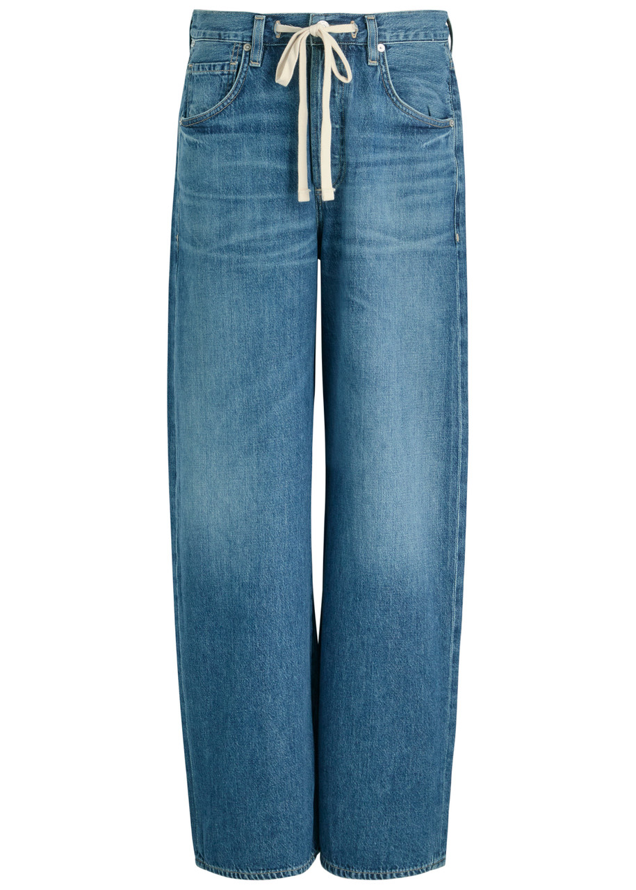 Citizen Of Humanity Citizens Of Humanity Brynn Wide-leg Drawstring Jeans