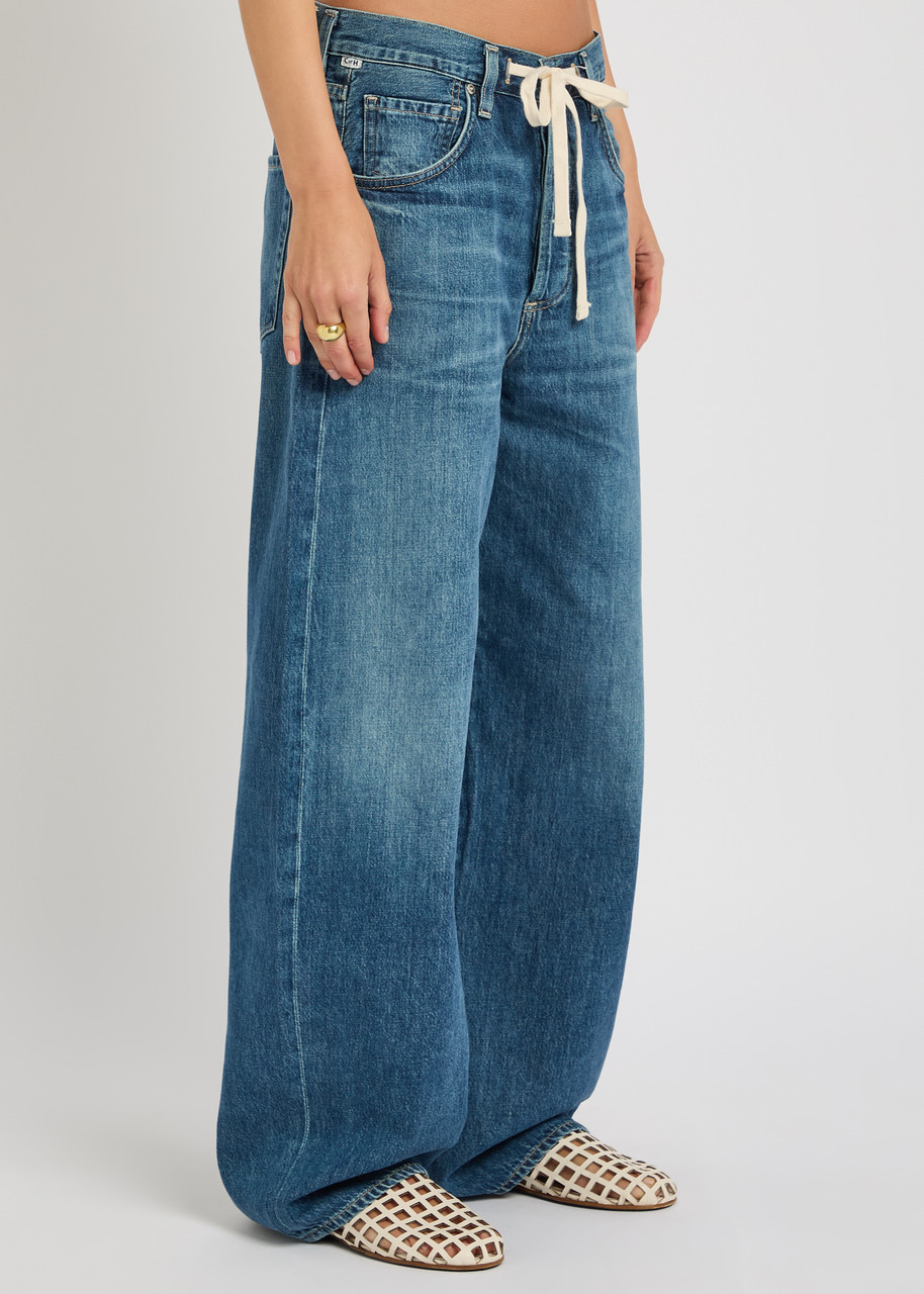 Citizen Of Humanity Citizens Of Humanity Brynn Wide-leg Drawstring Jeans