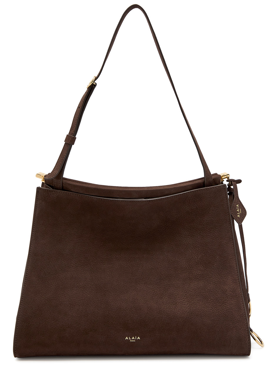 Alaïa Le Click Small Shoulder Bag In Nubuck Leather