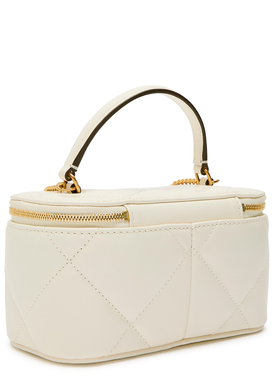 Tory Burch Kira Quilted Leather Vanity Case