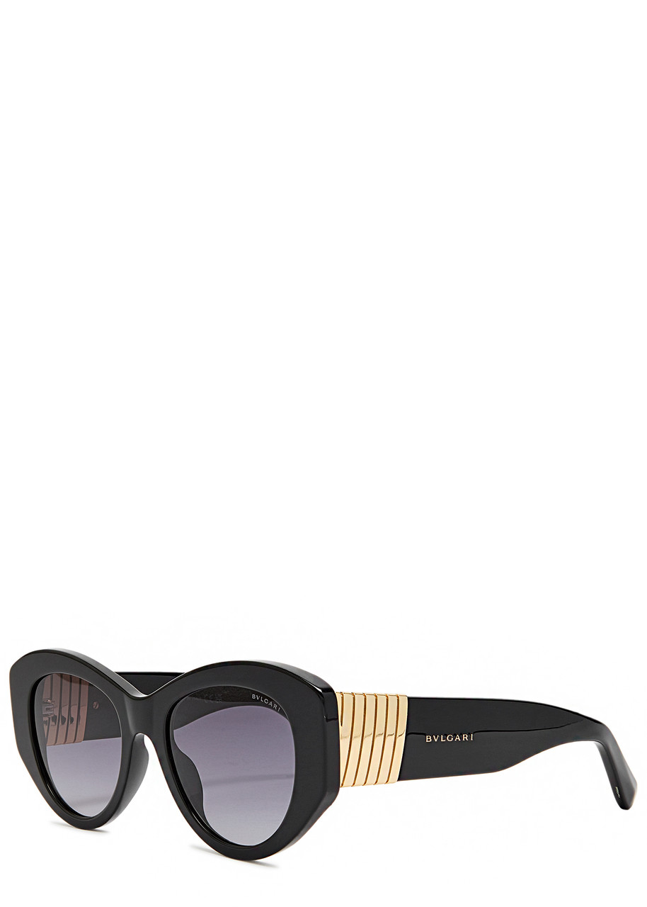 Bvlgari Cat-eye Sunglasses – Black – One Size