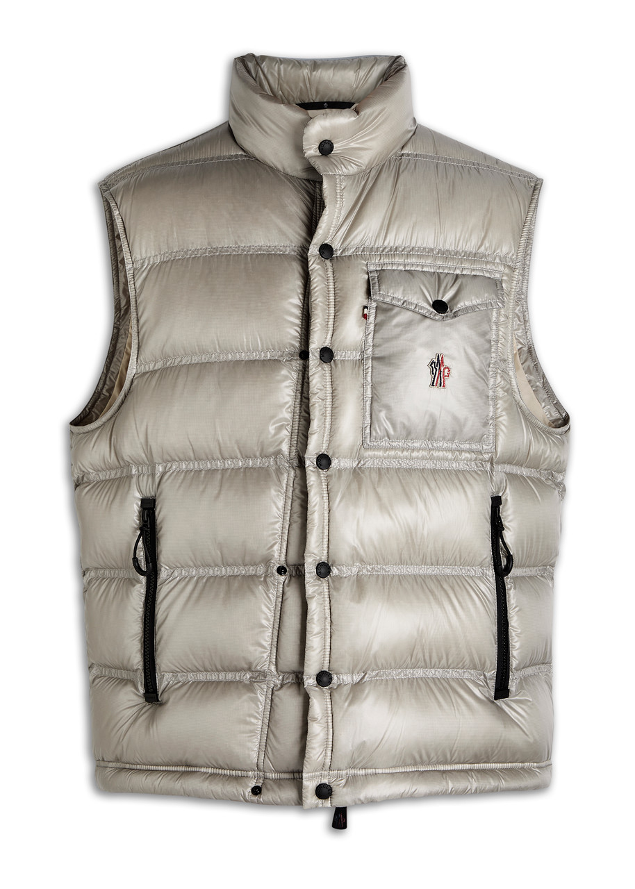 Moncler Drawstring Adjustable Padded Bodywarmer In Multi