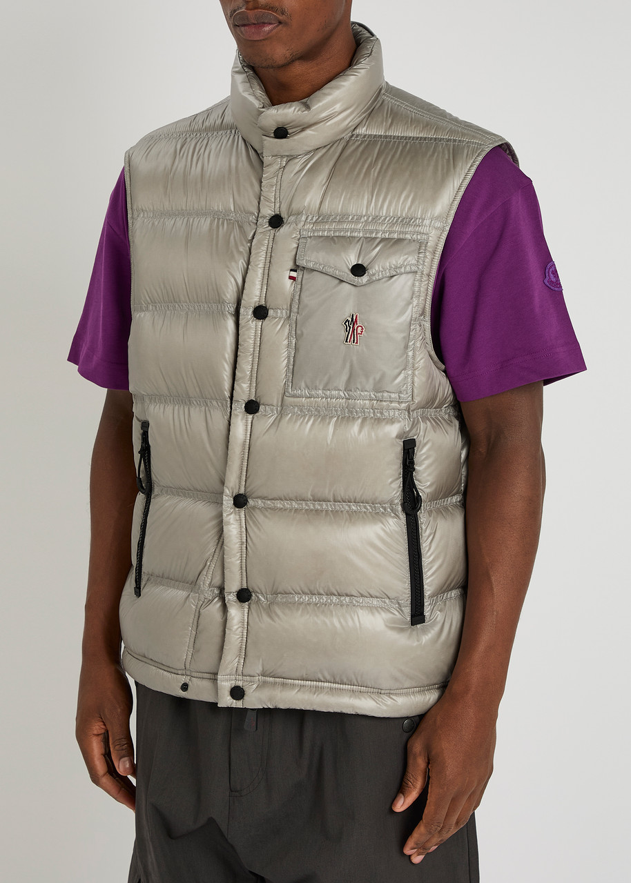 Moncler Drawstring Adjustable Padded Bodywarmer In Multi