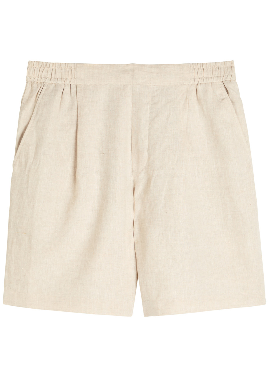 Che Linen Shorts In Neutral