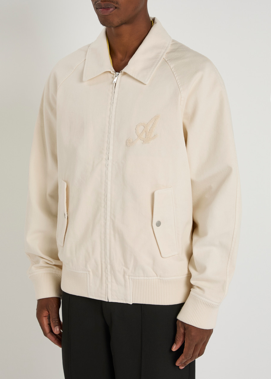 Axel Arigato Roman Logo-appliquéd Twill Jacket In Neutral