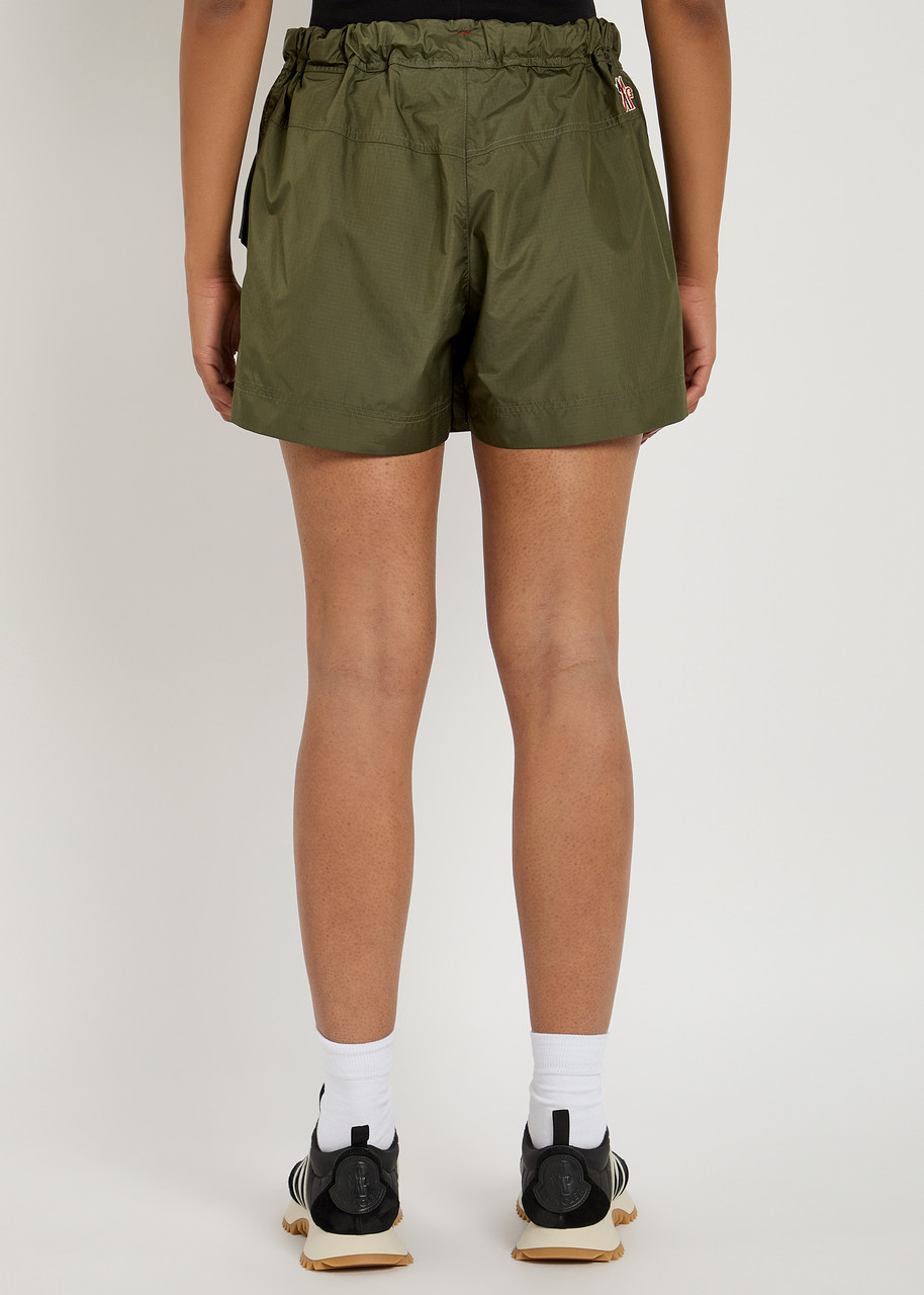  Moncler Shell Cargo Mini Skort - Green - M (uk 12 / M) 