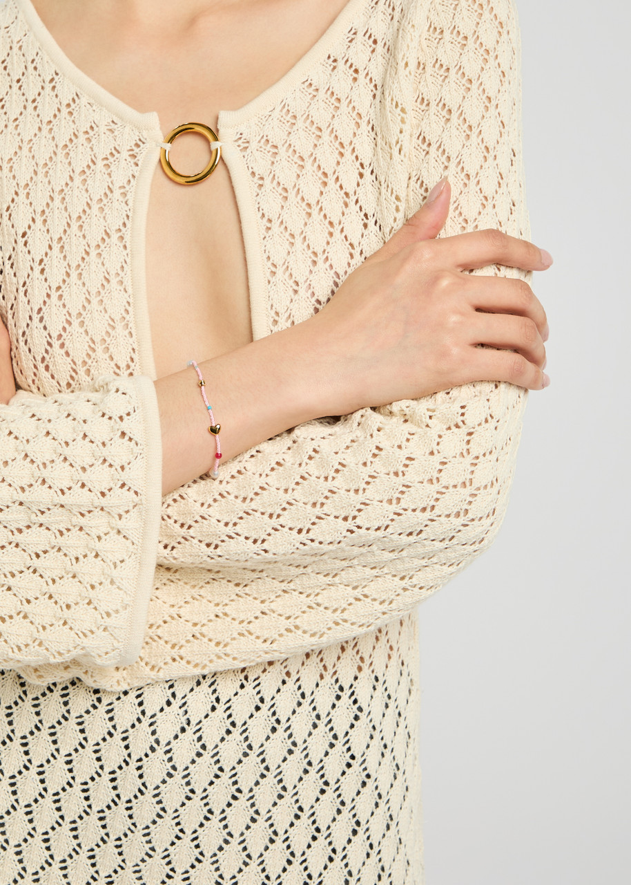 Anni Lu Oh So Fine Beaded 18kt Gold-plated Bracelet In Multi