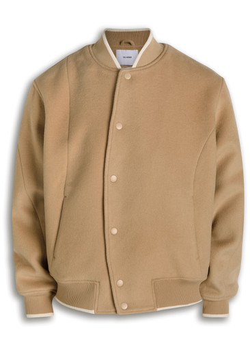 AXEL ARIGATO Logo-appliquéd wool-blend varsity jacket | Harvey Nichols