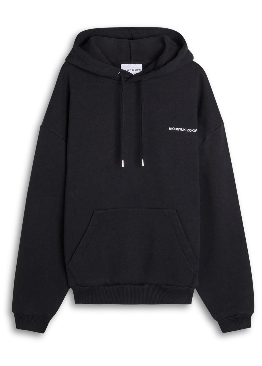 Mki Miyuki Zoku Logo Hooded Cotton-blend Sweatshirt