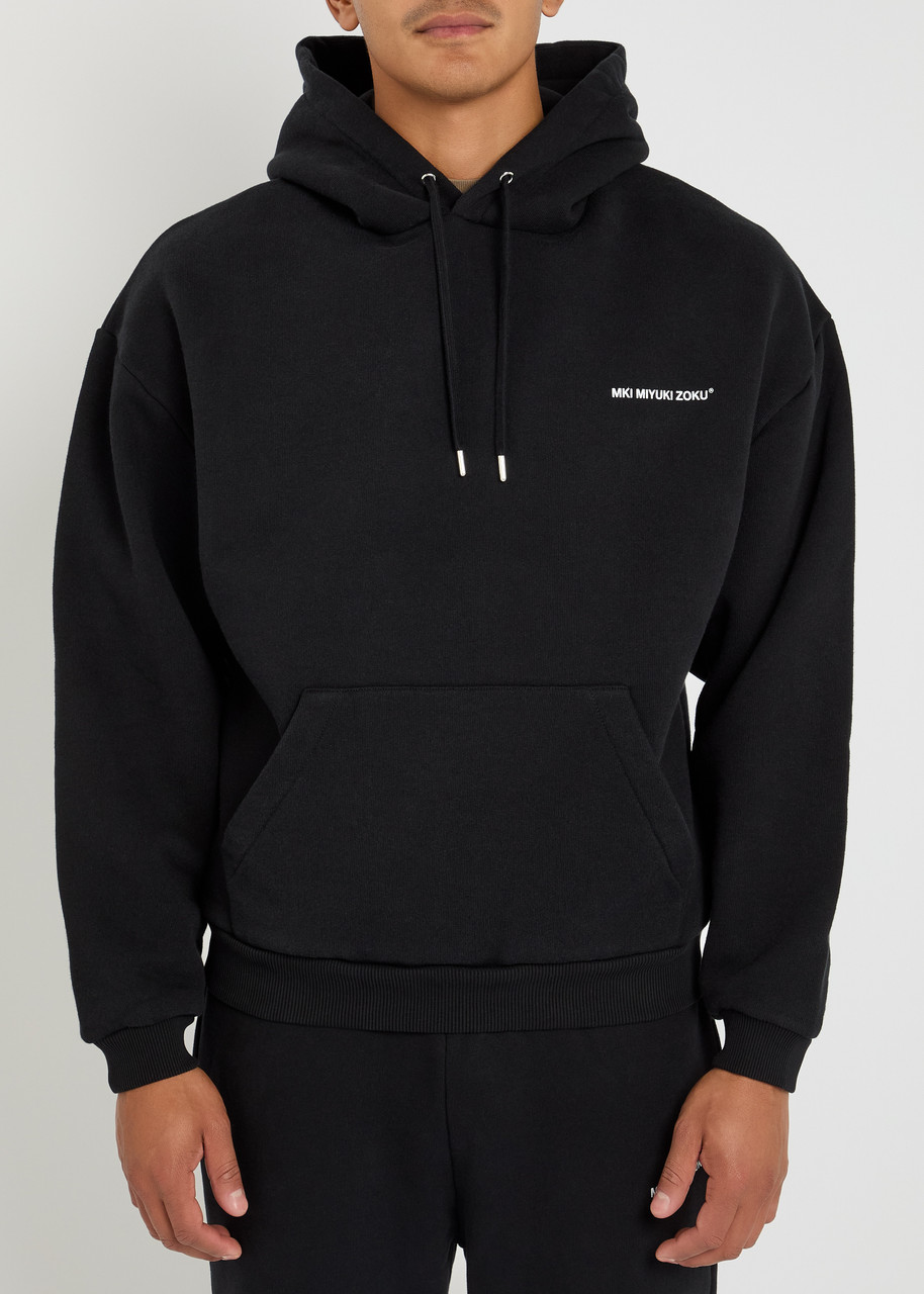 Mki Miyuki Zoku Logo Hooded Cotton-blend Sweatshirt