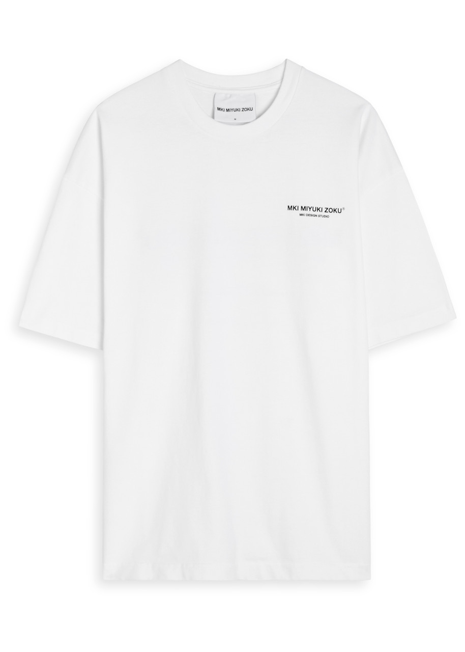Mki Miyuki Zoku Design Studio Cotton T-shirt In White
