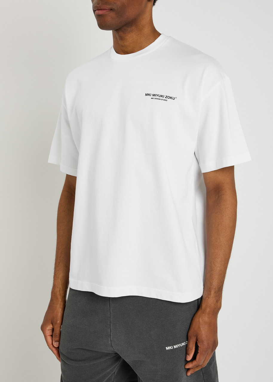 Mki Miyuki Zoku Design Studio Cotton T-shirt In White